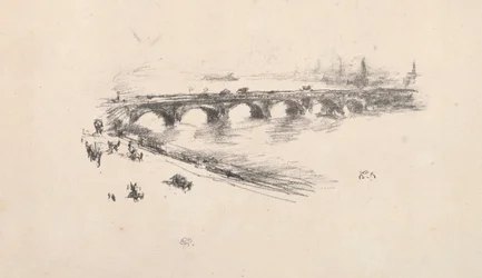 Soir, Little Waterloo Bridge, 1896
