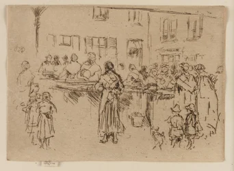 Femmes de poisson, Ostende, 1887