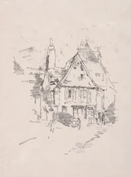 Toits à pignon, Vitré, 1893