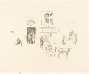 Porte de la Scène du Gaiety, 1879-1887