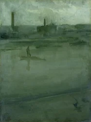 Gris et argent : La Tamise