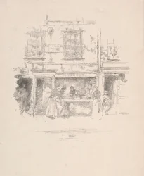 Poissonnerie Maunders, Chelsea, 1890