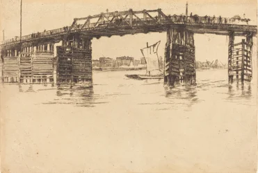 Vieux pont de Battersea, 1879