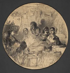 Scène de la Vie Bohème, 1855-57