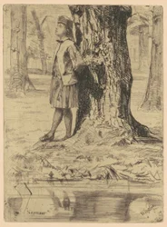 Seymour sous un arbre, 1858-1859