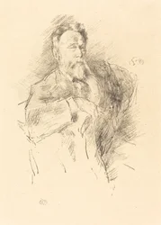 Esquisse de William E. Henley, 1896