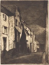 Rue à Saverne, 1858
