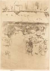 Magasin de fruits de T.A. Nash, vers 1886