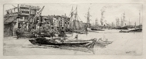 Entrepôt de la Tamise, 1871