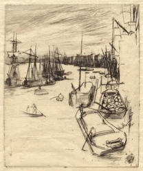 Le Petit Rotherhithe, 1861