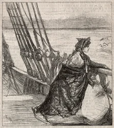 La fille du major : Adieu de Clara Vinrace à son père, 1862