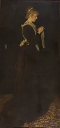 La couturière, vers 1875