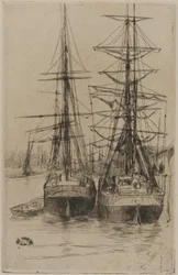 Les Deux Navires, 1875