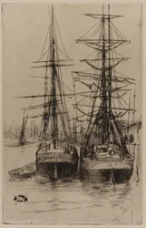 Les Deux Navires, 1875