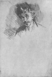 Whistler avec la mèche blanche, 1879, 1904
