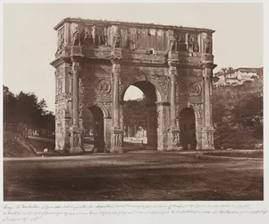 Arc de Constantin, Rome, vers 1858