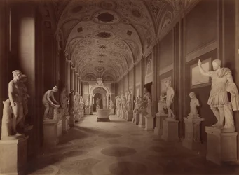 Salle des Statues, années 1850-60