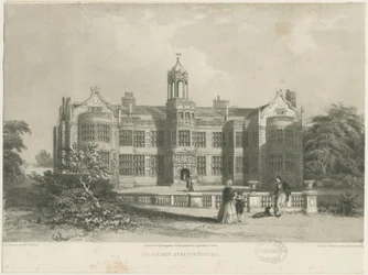 Ingestre Hall : lithographie