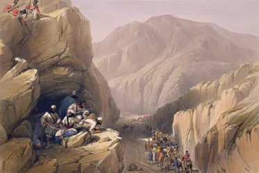 Le col sauvage de Siri-Kajoor, de 
