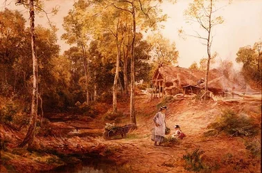 Automne dans un bois du Gloucestershire