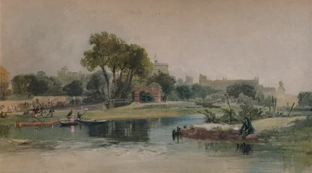 Château de Windsor depuis le terrain de jeu d
