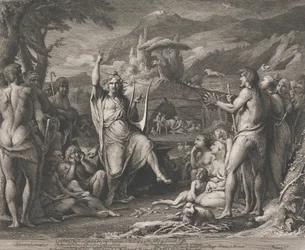 Orphée enseignant la théologie (Designs for the Walls of the Great Room of Society for the Encouragement of the Arts)