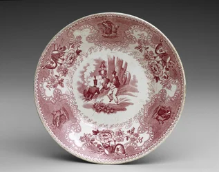 Soucoupe, vers 1837-44