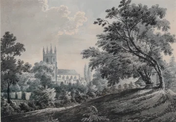 Église de Croydon depuis Duppas Hill Terrace, 1925