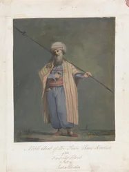Noble Arabe de la tribu Beni-Koreish de la famille Harb à Beder-Hunein