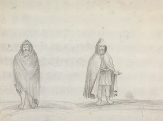 Études de deux hommes