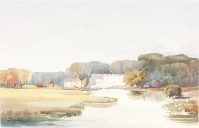 Moulin de Horstead sur la rivière Bure, Norfolk, 1829-1848