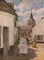Retour de la Première Communion, fin 19ème-début 20ème siècle, vers 1930