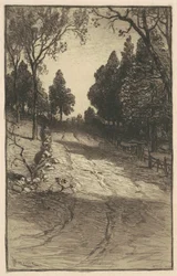 En haut de la colline