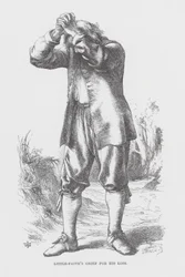 Le chagrin de Little-Faith pour sa perte (gravure)