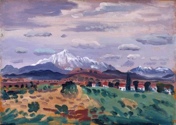 Le Canigou dans la neige