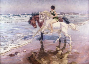 Balade à cheval sur la plage