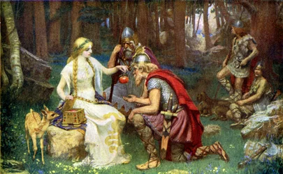 Déesse Idunn et les pommes de jouvence