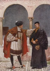 Le Marchand de Venise de Shakespeare : Antonio et Bassanio
