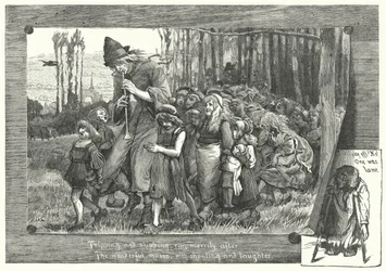 Le Joueur de flûte de Hamelin (gravure)