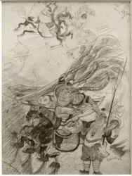 Chinoiserie (guerriers chinois)