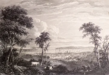 Vue de Dundee depuis Balgay Hill