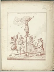 Page de titre de la série Hollandia Regenerata, 1795
