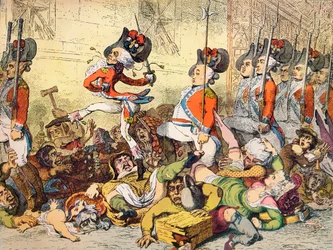 Une marche vers la banque, 1787