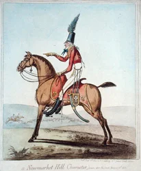 Un Personnage de Newmarket Hill, dessiné sur place, 18 août 1802, publié par Hannah Humphrey en 1804