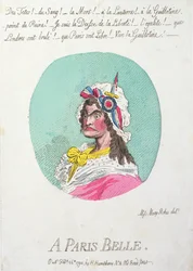 Une belle parisienne, publiée par Hannah Humphrey en 1794
