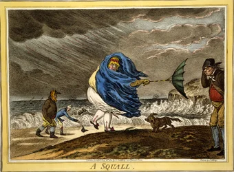 Une rafale, pub. H Humphrey, Londres, 1810