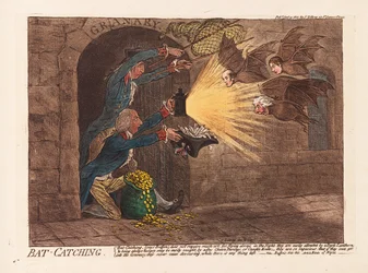 Chasse aux chauves-souris, publié en 1803