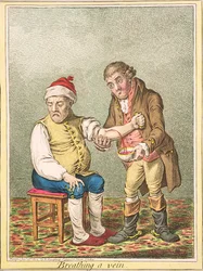 Saignée, publié par Hannah Humphrey, 1804