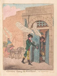 Citoyens visitant la Bastille, 1799