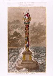 Conception pour le pilier naval, 1800